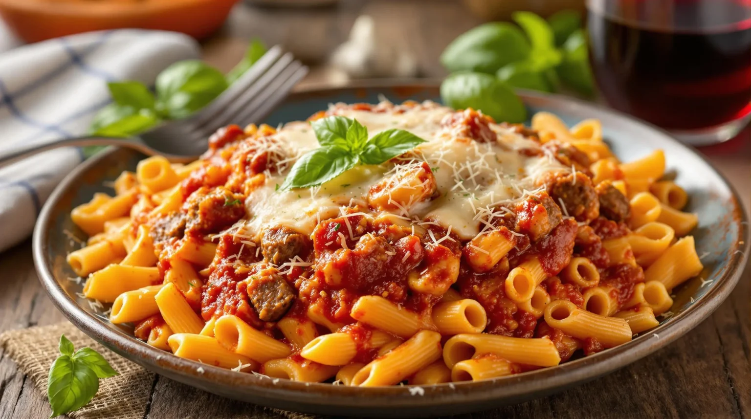 Baked Ziti with Sausage