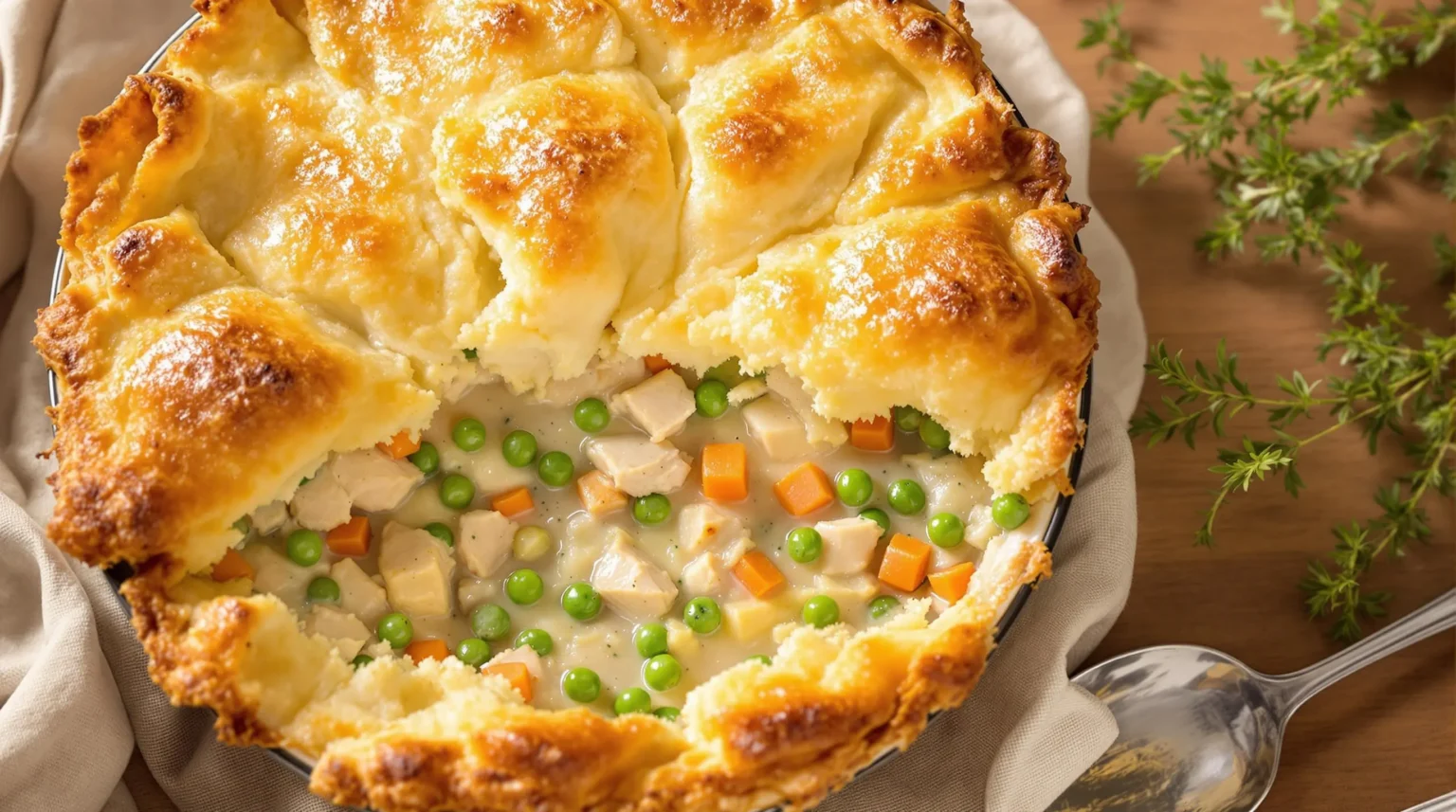 Chicken Pot Pie Casserole