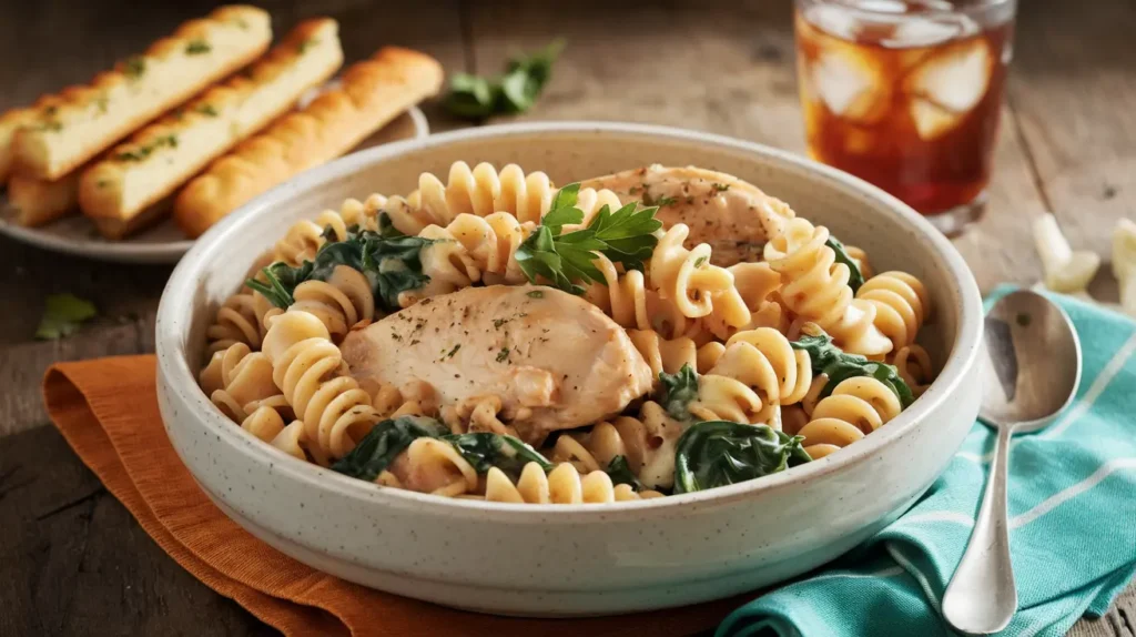 Crockpot Olive Garden Chicken Pasta