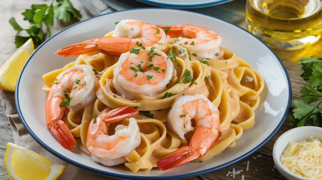 Shrimp Scampi Linguine