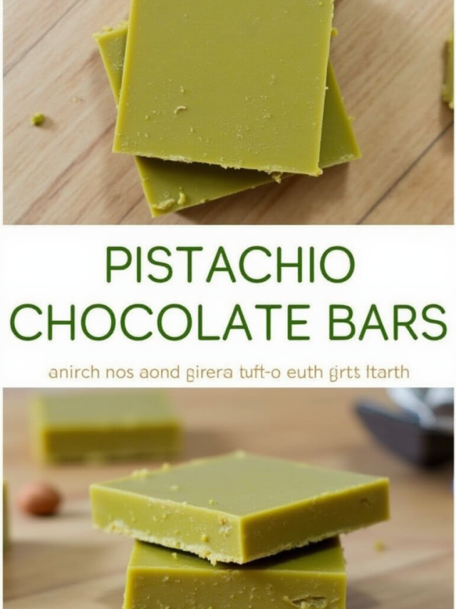 Pistachio Chocolate Bars Enhance Your Chocolate Experience