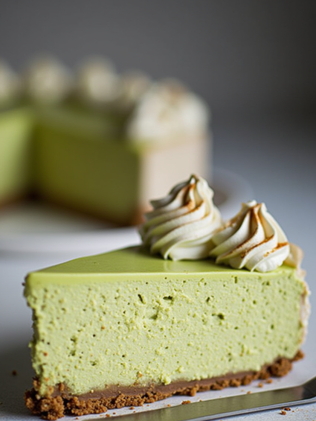 Matcha Green Tea Cheesecake