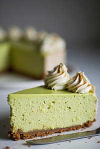 Matcha Green Tea Cheesecake : A Japanese Twist On A Classic matcha green tea cheesecake juj6vla6jd9aii6ap7jj 1