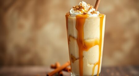 Caramel Apple Smoothie for Fall