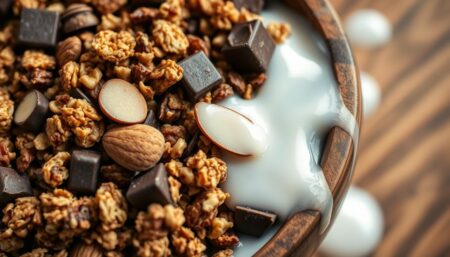 Chocolate Almond Butter Granola