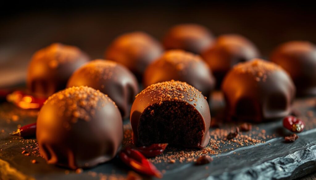 Chocolate Chili Truffles