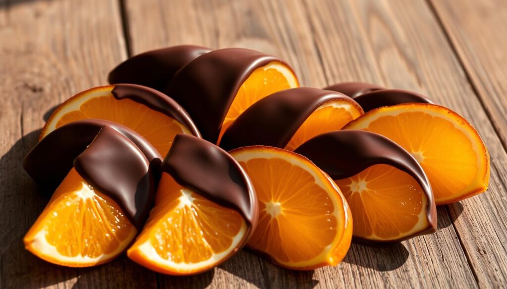 Chocolate-Dipped Orange Slices