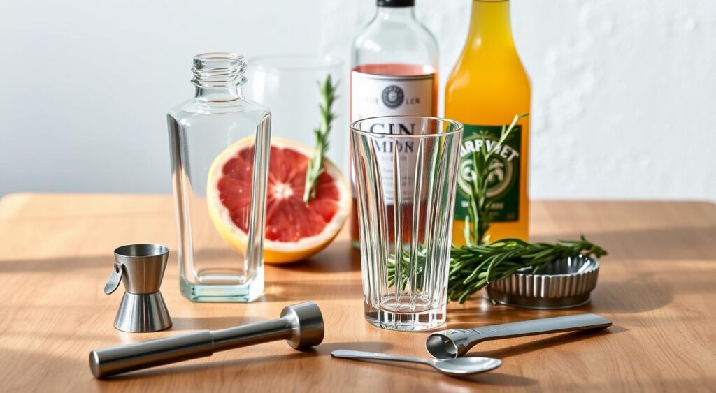 Equipment Required for Rosemary Grapefruit Sparkler