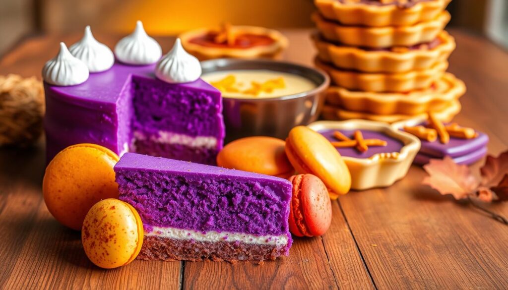 Fall-inspired ube desserts Fall-inspired ube desserts