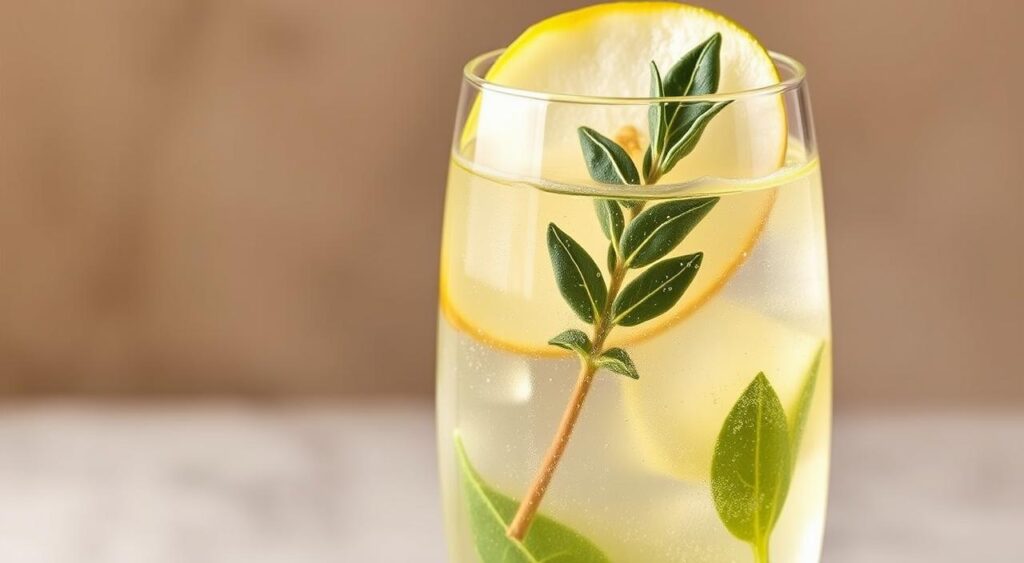 Fresh Pear and Sage Spritzer