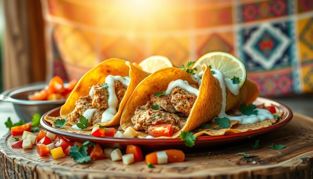Greek-Mexican fusion dish