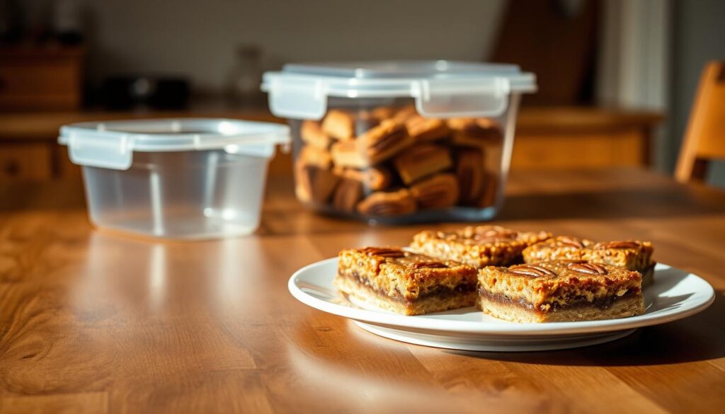 Homemade Pecan Bars Storage Tips