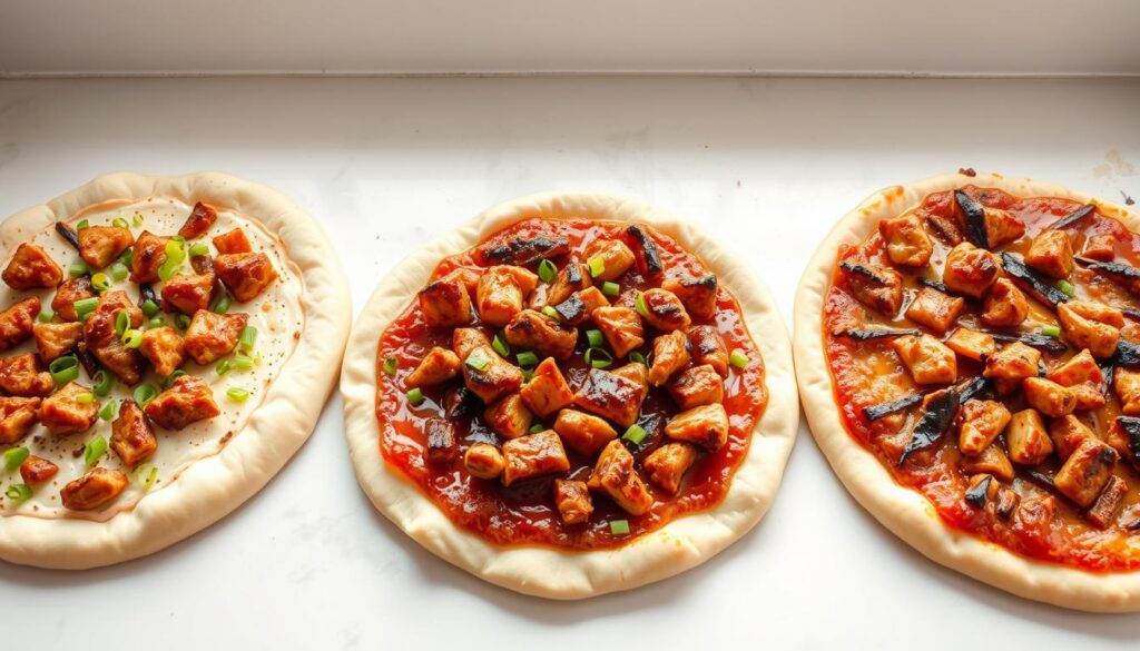 Korean BBQ Chicken Pizza cooking methods comparison