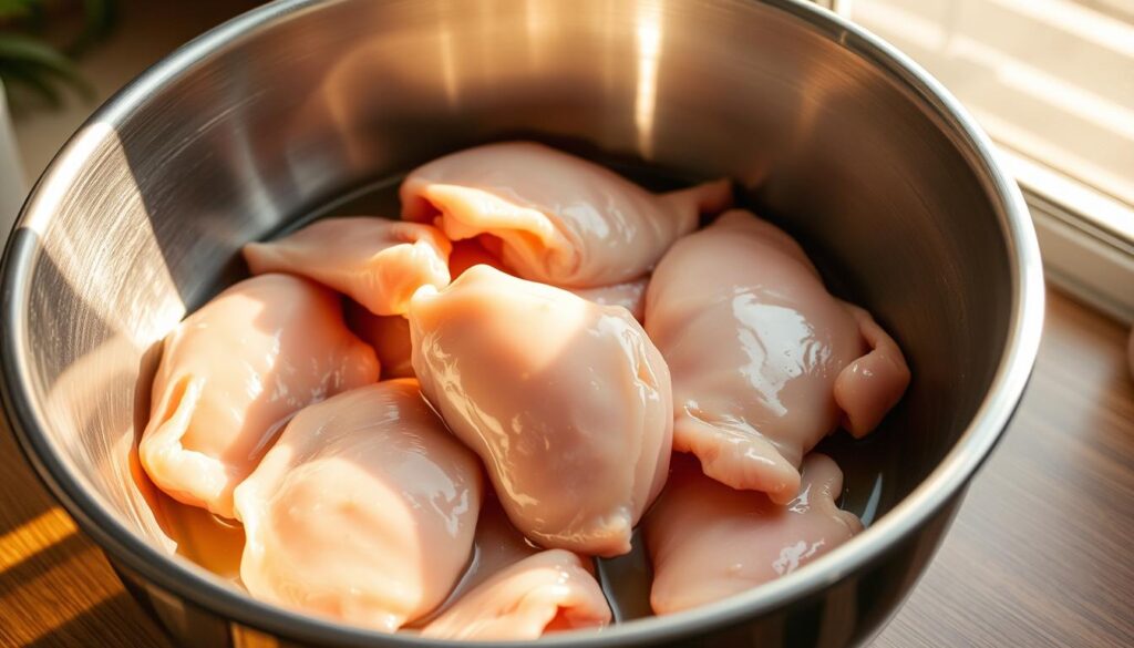 Marinating Chicken for Vietnamese Pho-Inspired Chicken Noodle Bake