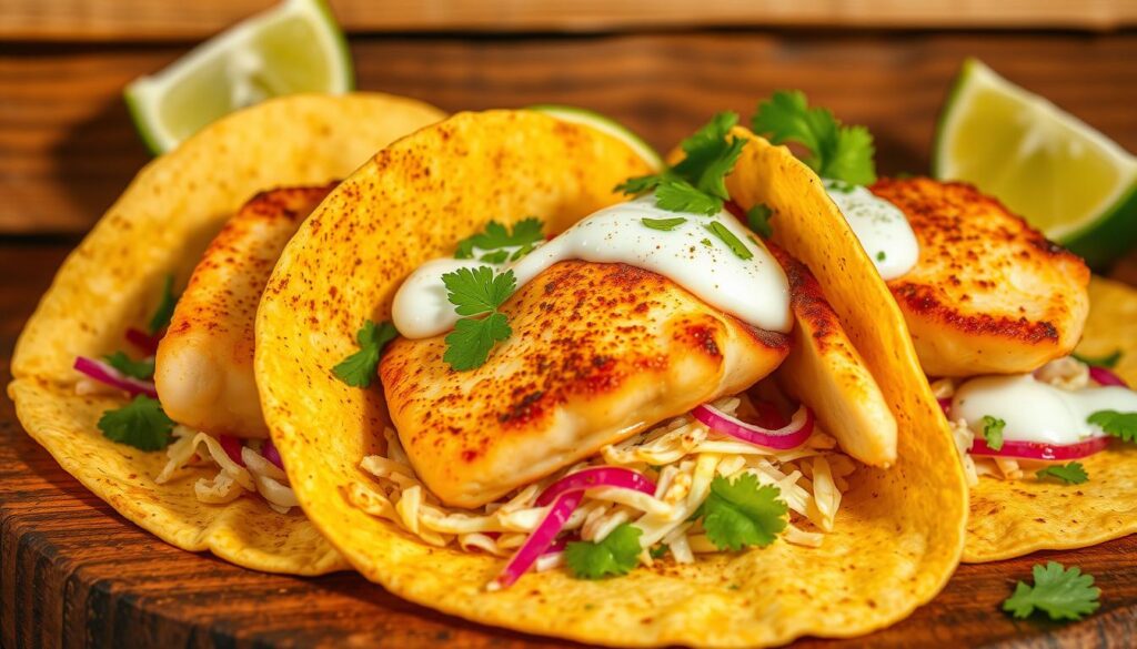 Moroccan-Spiced Fish Tacos