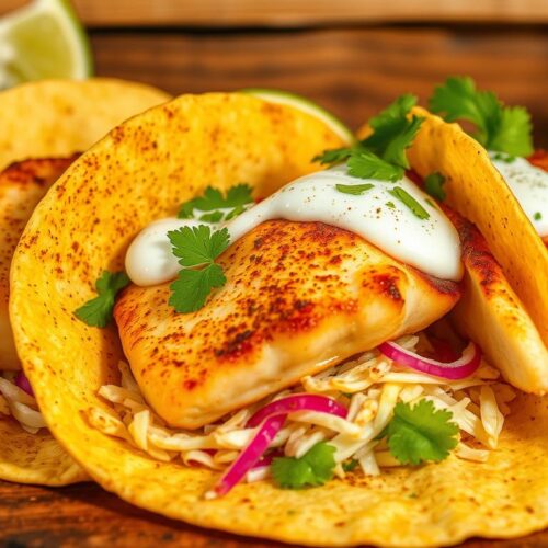 Moroccan-Spiced Fish Tacos