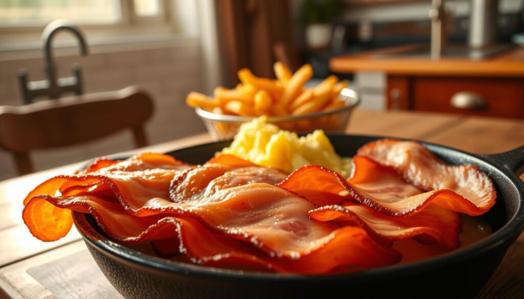 Peameal Bacon in Breakfast Dishes