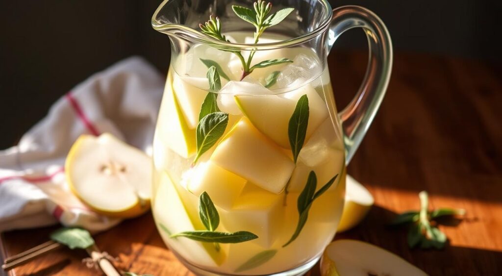Pear and Sage Spritzer ingredients