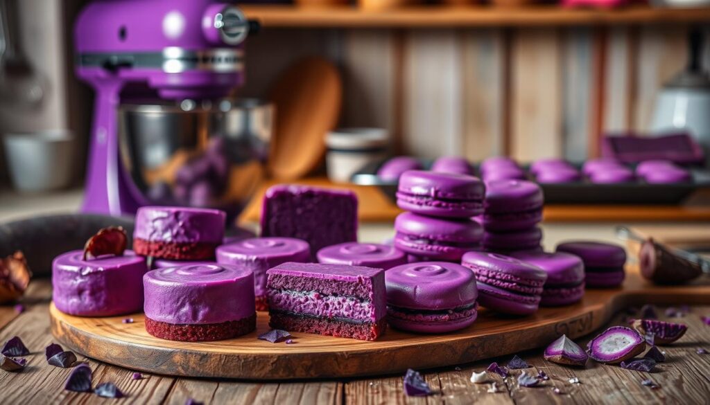 Purple yam desserts Purple yam desserts
