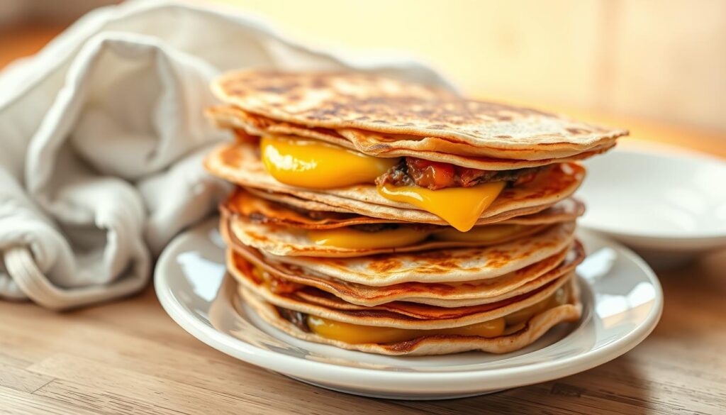 Reheating Leftover Quesadillas