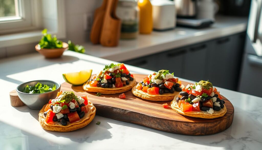 Serving Suggestions for Breakfast Tostadas
