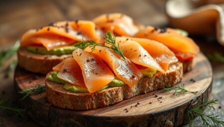 Smoked Salmon and Avocado