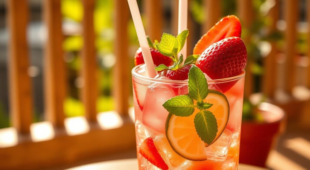 Strawberry Lime Agua Fresca