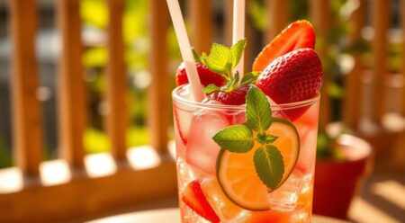 Strawberry Lime Agua Fresca