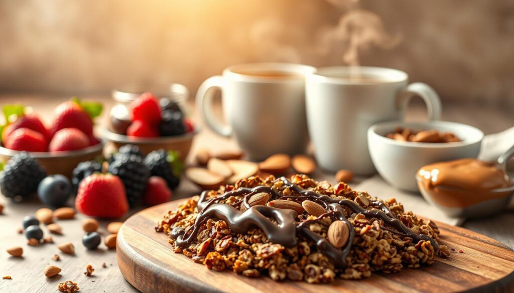 chocolate almond butter granola pairings