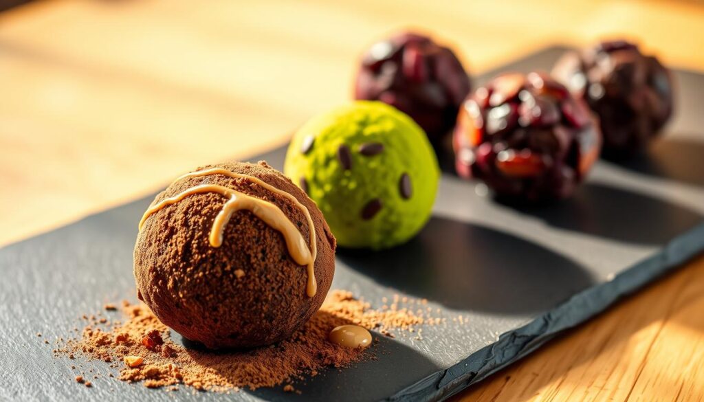 chocolate tahini energy ball flavor variations