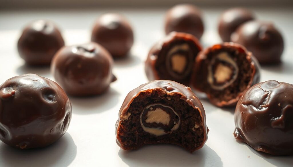 chocolate tahini energy balls no-bake sweets