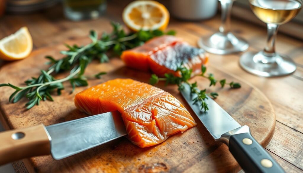 cooking with smoked salmon