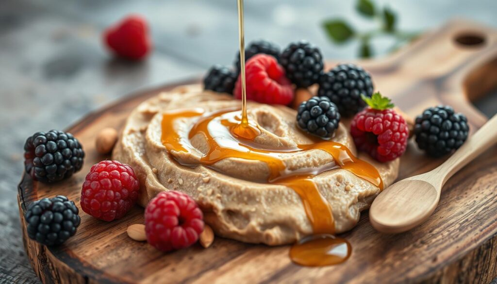 creamy nut and fruit spread