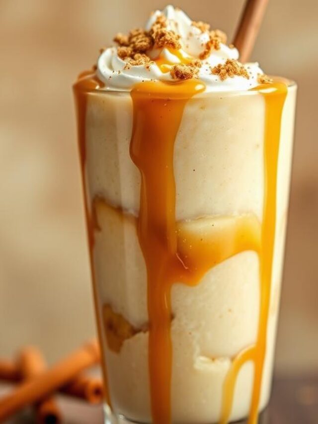Delicious Caramel Apple Smoothie for Autumn Sipping