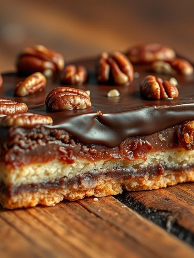 Chocolate Pecan Pie Bars