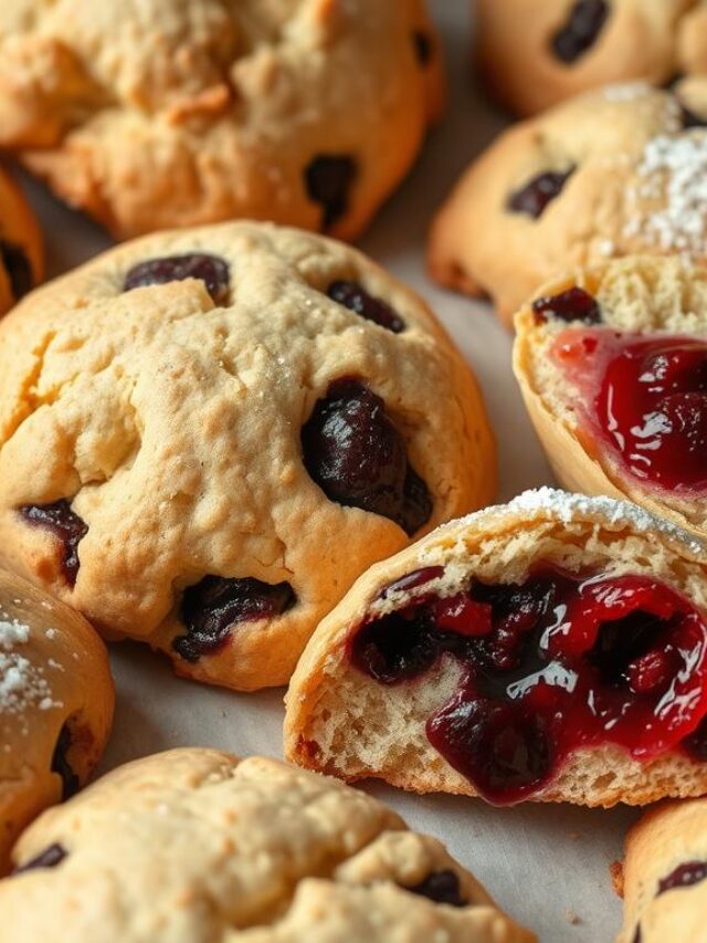 chocolate cherry scones