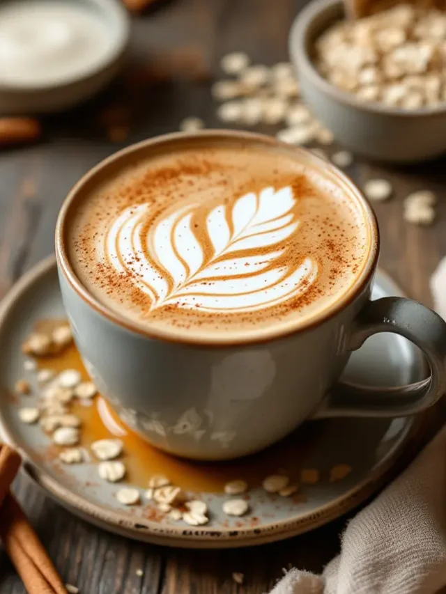 Maple Cinnamon Oat Milk Latte