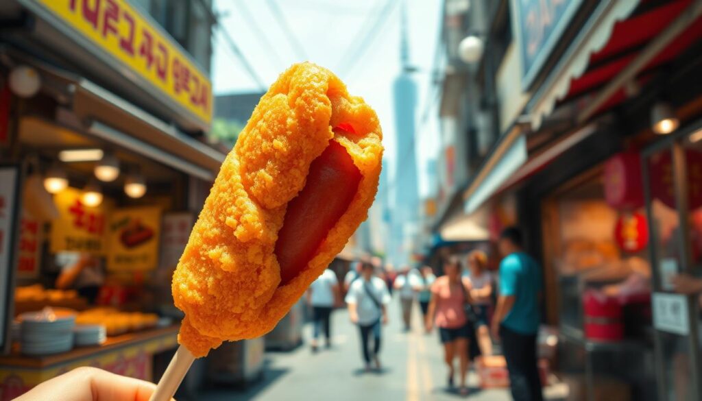 crunchy corn dog