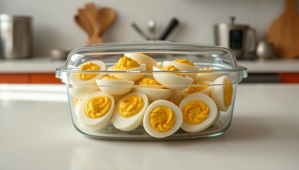 deviled eggs storage
