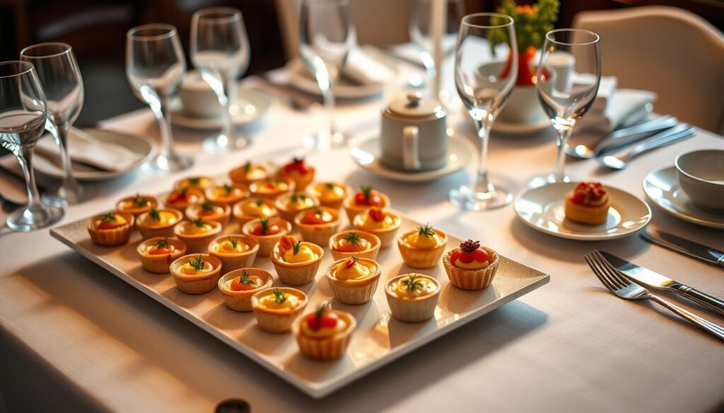 elegant party food
