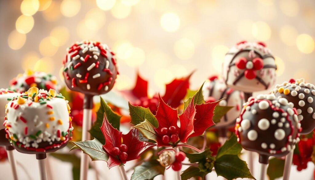 festive marshmallow pop decorations