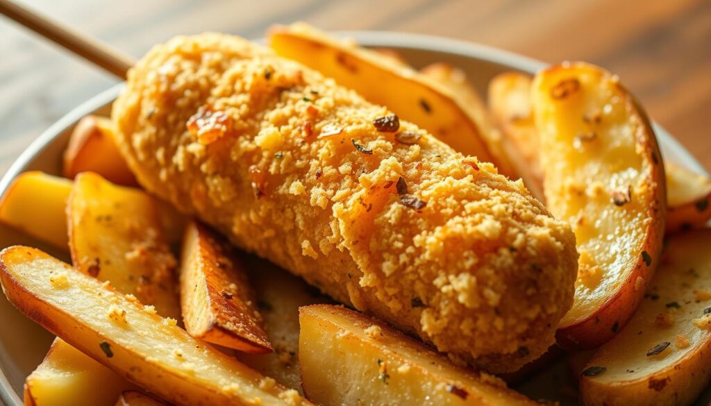 healthier Korean Corn Dogs