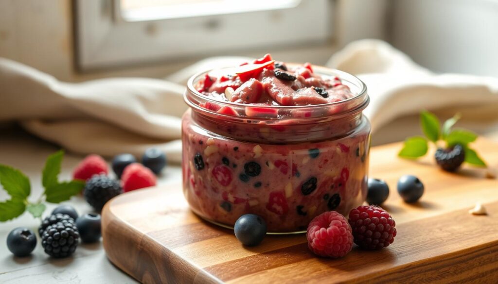 homemade almond berry butter