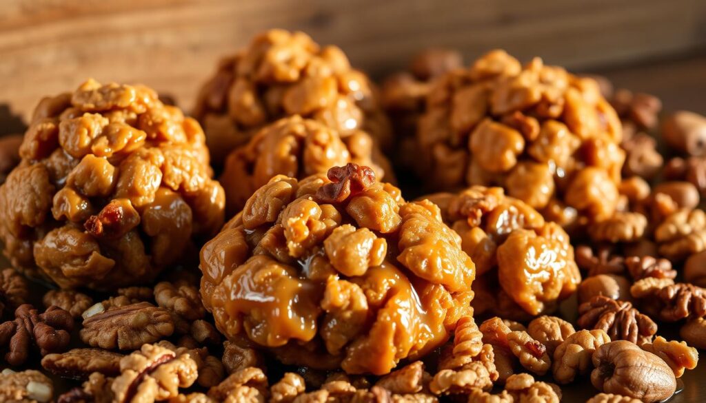 homemade maple walnut clusters