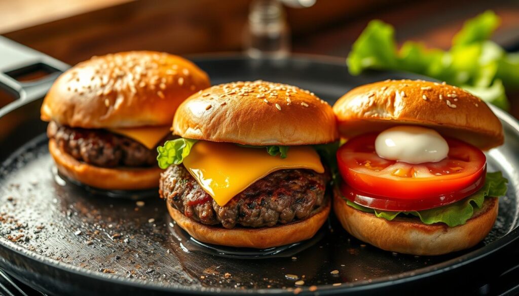 homemade smash burgers