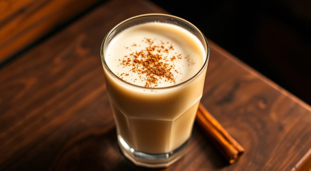 horchata drink with cinnamon