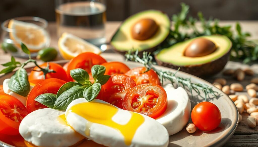 nutritional benefits of caprese ingredients