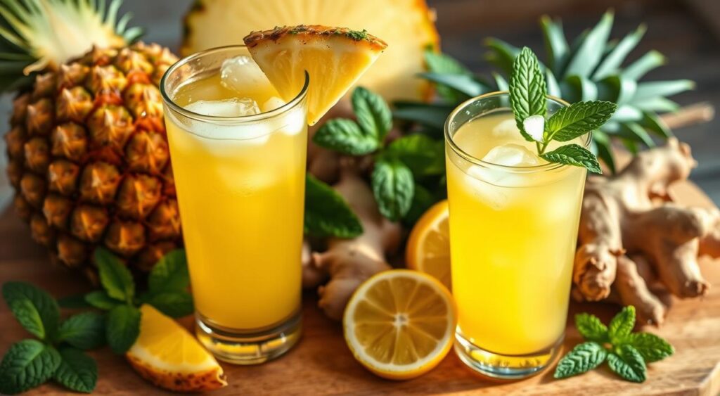 pineapple ginger cooler ingredients