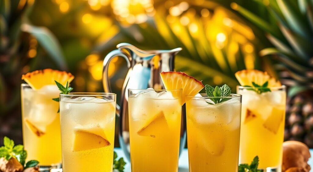 pineapple ginger cooler variations