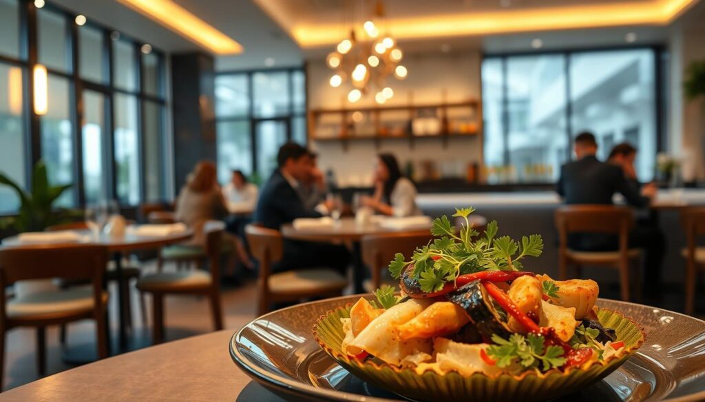 plant-based seafood in restaurants